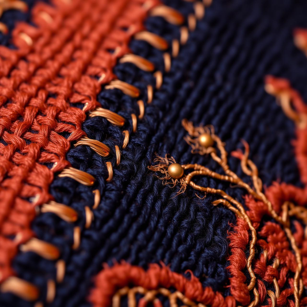 Handwoven African textile